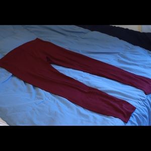 Plum uniqlo Extra Warm leggings size L